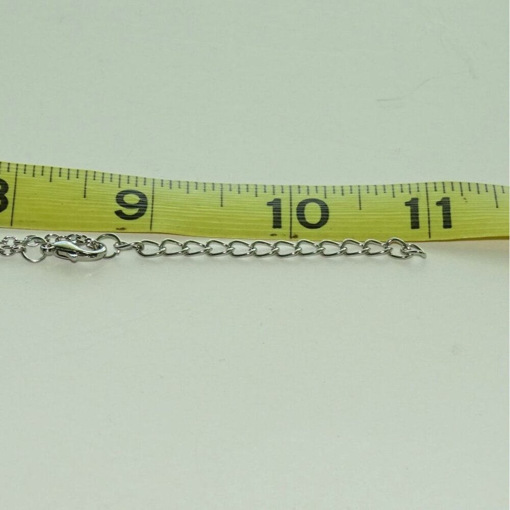 Winnie The Pooh Necklace With Moon Pendant Silver & Gold Tone "I Love You To The - Picture 6 of 6